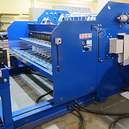 Machine can weld double cross wires from up and down of line wires, because this machine no need turner for mesh panels.